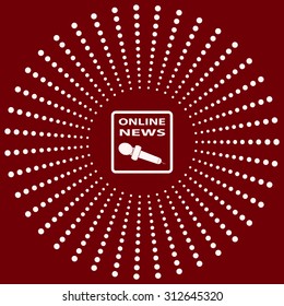online news. icon. vector design