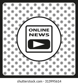 of online news. icon. vector design