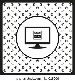 of online news. icon. vector design