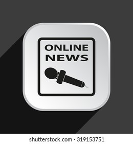 of online news. icon. vector design