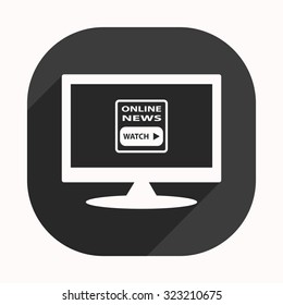 of online news. icon. vector design