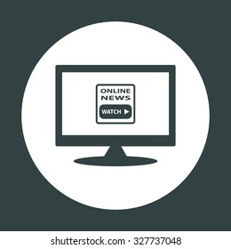 of online news. icon. vector design