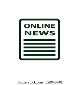 of online news. icon. vector design