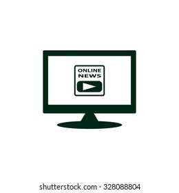 of online news. icon. vector design