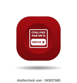 of online news. icon. vector design