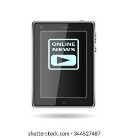 of online news. icon. vector design