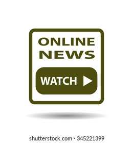 of online news. icon. vector design