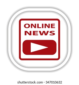 of online news. icon. vector design