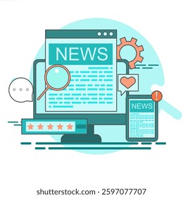 Online news magazine, Online daily news, Content for news articles, Articles, journal publications on the web