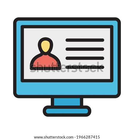 Online news Vector Icon which can easily modify or edit
