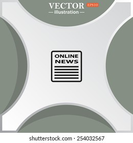 of online news, vector illustration, EPS 10 