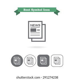 Online newspaper icon