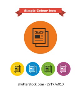 Online newspaper icon