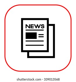 Online newspaper icon