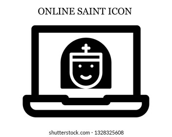online Nun icon. Editable online Nun icon for web or mobile.