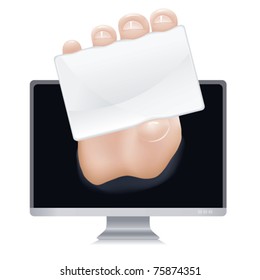 Online offers and services. Illustrator 8.