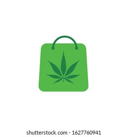 Online and offline store logo designs for health marijuana