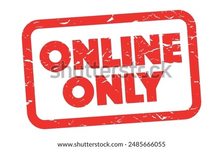 Online only on red stamp