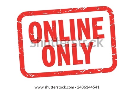 Online only on red stamp