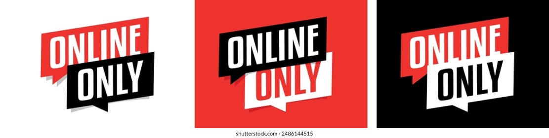 Online only on speech bubble