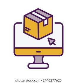 Online Order icon editable stock vector illustration