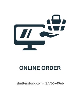 Online Order icon. Simple element from delivery collection. Creative Online Order icon for web design, templates, infographics and more