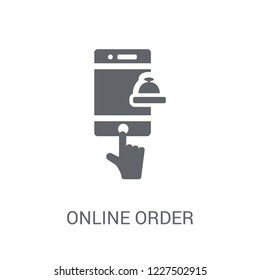 Online order icon. Trendy Online order logo concept on white background from e-commerce and payment collection. Suitable for use on web apps, mobile apps and print media.