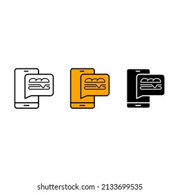 online order icons  symbol vector elements for infographic web