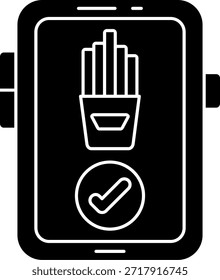 Línea de pedido en línea Vector Icon Design