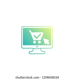 online order, purchase, e-commerce retail icon