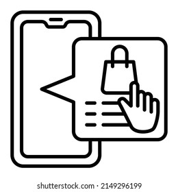 Icono de vector de pedido en línea. Se puede usar para imprimir, móviles y aplicaciones web.