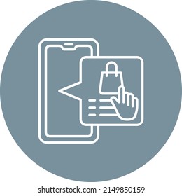 Icono de vector de pedido en línea. Se puede usar para imprimir, móviles y aplicaciones web.