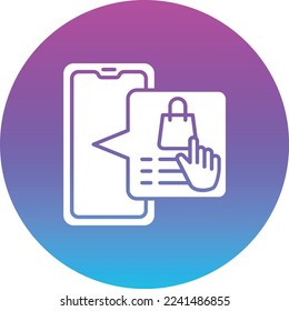 Icono de vector de pedido en línea. Se puede usar para imprimir, móviles y aplicaciones web.