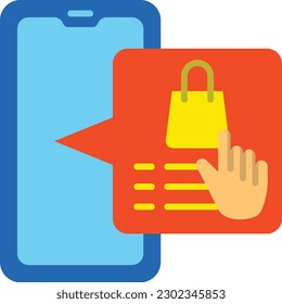 Icono de vector de pedido en línea. Se puede usar para imprimir, móviles y aplicaciones web.