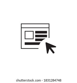 online order vector icon design template