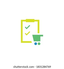 Vektorsymbol-Designvorlage für Online-Reihenfolge