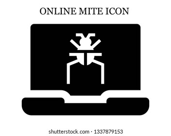 online Parasite icon. Editable online Parasite icon for web or mobile.