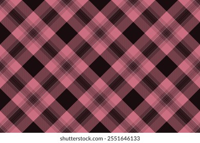 Online pattern seamless check, variation textile tartan vector. Hounds tooth texture plaid background fabric in red and black colors palette.