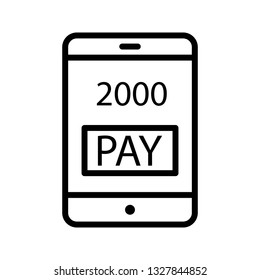 online pay line icon