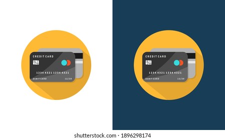 Online payment flat icon logo design vector template, Online Shop icon concepts, Creative design
