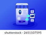 Online Payment Gateways Digital cashier platforms for shop store and marketplaces concept illustration