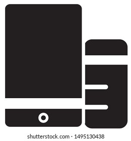Online payment icon black vector