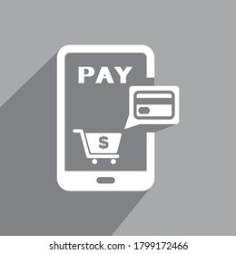 online payment icon, Business icon vector