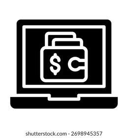 Online Payment Icon Element For Design And Vector