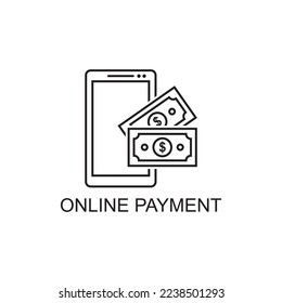 Online-Zahlungssymbol , Finanzsymbol
