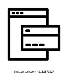 icono de pago en línea o logotipo símbolo de señas aislado ilustración vectorial de alta calidad iconos vectoriales de estilo negro
