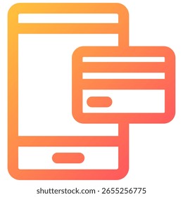Icono de pago en línea. Ilustración vectorial.