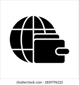 Online payment icon vector. Paying and banking symbol. E-commerce and banking icon vector. Linear style sign for mobile concept and web design. on white background