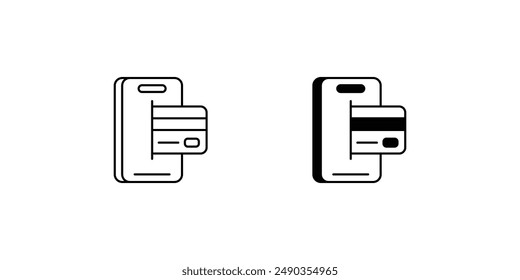 icono de pago en línea con fondo blanco Vector ilustración de stock