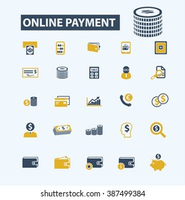 online payment icons
